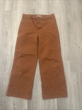 Sonoma Rust-Tan Straight Leg Pants